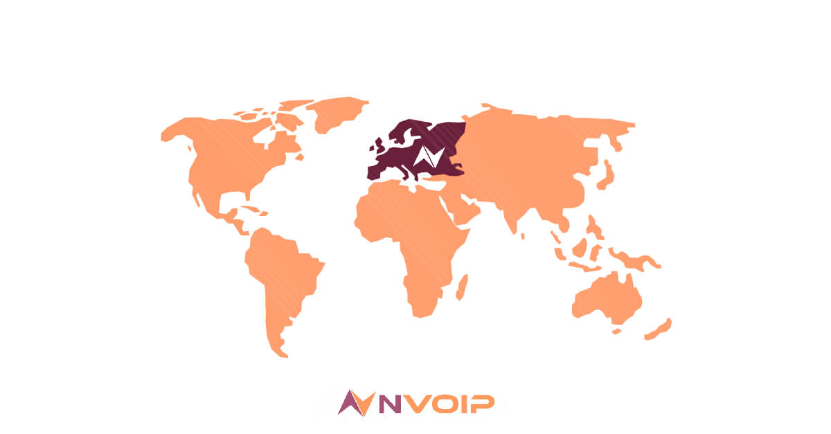 Ligar para a Europa com a telefonia VoIP