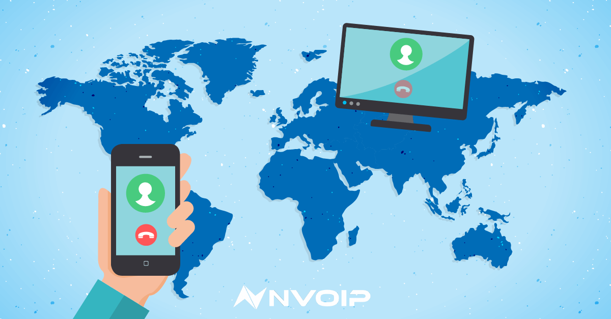 Qual é o custo para ligar para o exterior Nvoip SMS, Voz