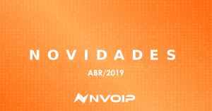 novidades nvoip abril 2019