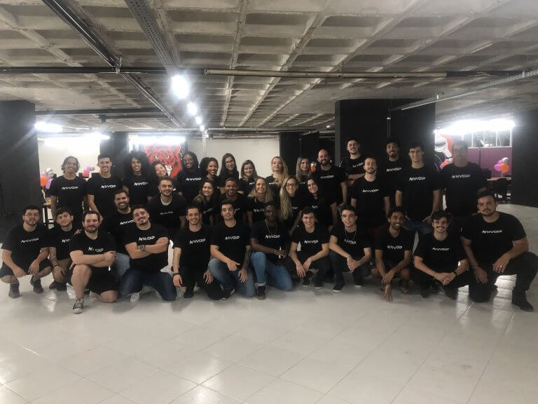 Foto time Nvoip em 13/11/2020