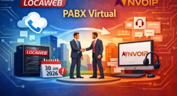 Nvoip e Locaweb firmam parceria para apoiar transição de clientes do PABX Virtual