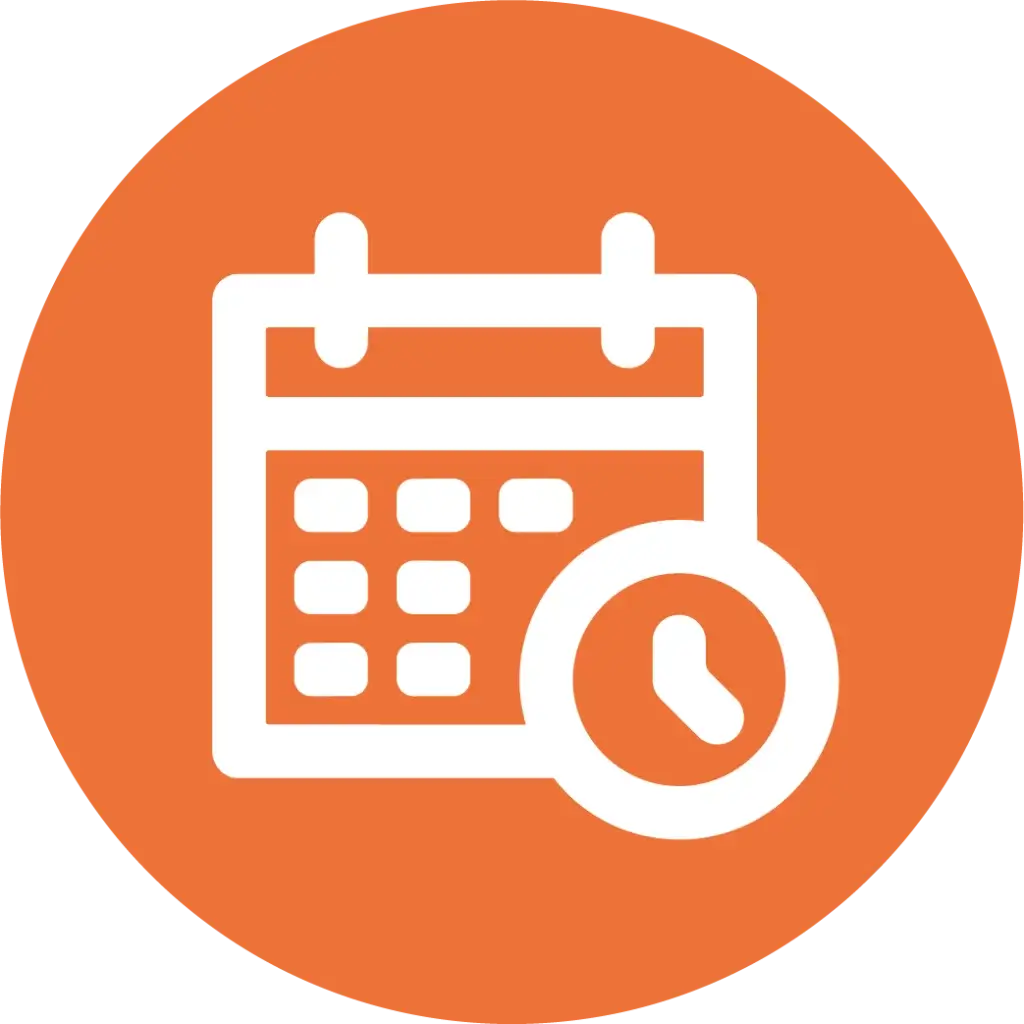 agendado ou na hora