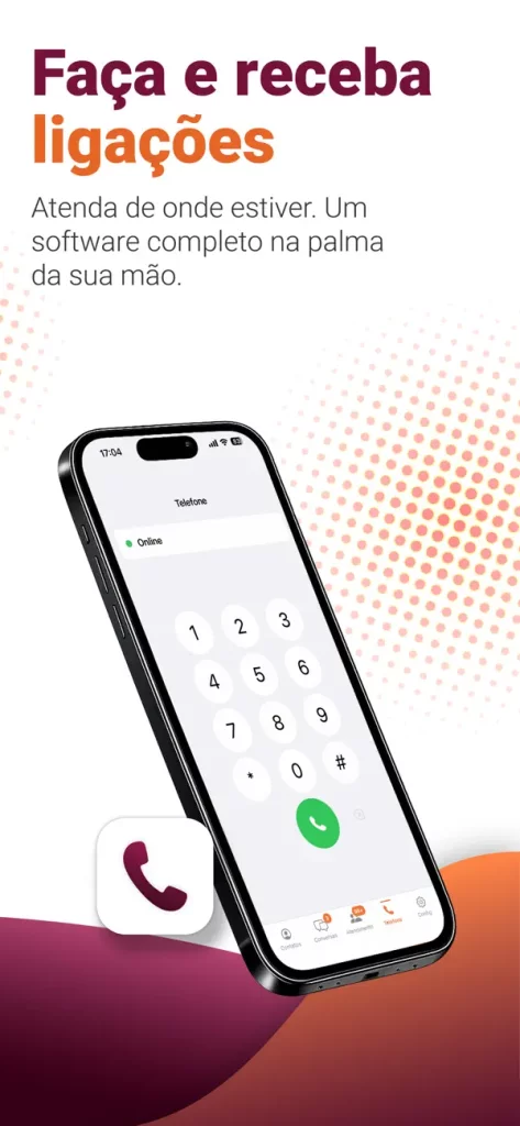 App Nvoip para iOS - tela do app 3